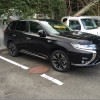 真冬の滝行にはアウトランダーPHEV！